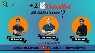 Will ICAI postpone Exams? (Since 12th exams cancelled)