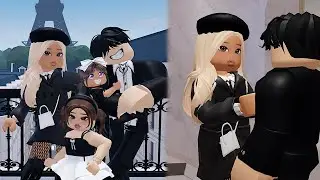 Viajamos a Paris en familia ❤️👩&zwj;❤️&zwj;👨👧🏼👧🏼 en Roblox
