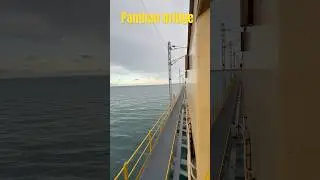 Pamban bridge crossing train 😮#trending #viralvideo #new #shotsvideo #pamban #bridge #rameshwaram