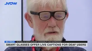 Smart glasses offer live captions for deaf users
