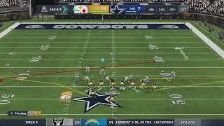 🔴DALLAS COWBOYS vs PITTSBURGH STEELERS Week 9 Madden NFL 2021