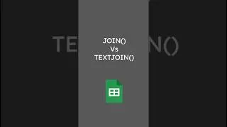 Google Sheets: JOIN() vs TEXTJOIN()