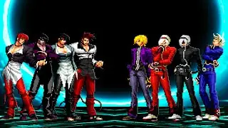 [KOF Mugen] Iori yagami Team vs Ash Crimson Team