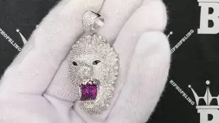 Wild Animal CZ Hip Hop Bling Bling Pendant | Iced Out K21466R