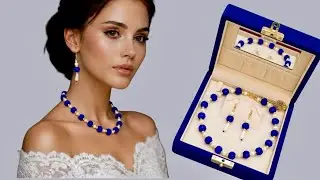 Beaded jewelry set