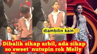 AKSI ARBIL NUTUPIN ROK MELLY - Sangat Menjaga Melly Dengan Baik🥹