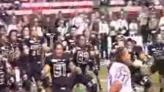 Haka Hawaii Warriors vs L,A, Tech