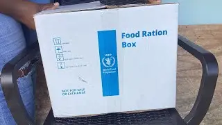 Распакуйте вместе со мной продуктовый набор Всемирной продовольственной программы 📦 | Ураган 🌀 Ме...