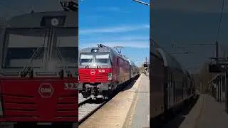Siemens Vectron | DSB litra EB 3238 | Borup station #danmark #dsb #siemensvectron