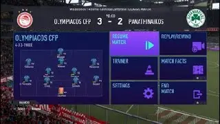 Ολυμπιακος-Παναθηναικος 3-2 FIFA