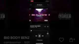 (FREE) &ldquo;Big Body Benz&rdquo; Type Beat Prod By CamBeemer