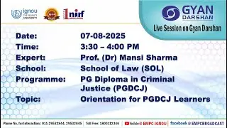 Orientation for PGDCJ Learners
