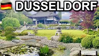 [4K] The Only Japanese Temple in Europe - Walking in D&uuml;sseldorf Oberkassel 2020