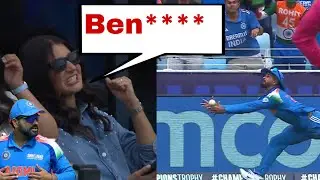 Angry Anushka Sharma Abused Shreyas Iyer Like Virat Kohli for Dropping Rachin Ravindra Catch Rohit