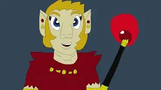 Julia the Crimson Elf (My Art) (Sorceress Outfit) Art by J.A. Ealy (AAP)