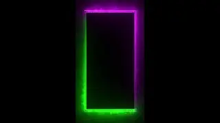 Neon Light Border | Frames Template Video | Glowing Frame Black Screen | Background Loop #frames