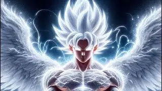 Goku &aacute;ngel en el mundo vac&iacute;o #dragonball #goku 