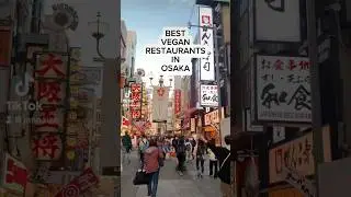 Best Vegan Restaurants In Osaka #Shorts
