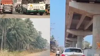 #Nh165 part -8 first part #nationalhighway165 full  #roadtrip #travel #gudivada flyover #kaikaluru