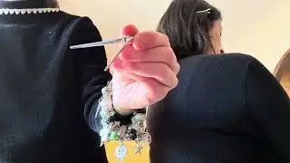 #asmr #aunt #relax #hair #soft #touch 