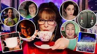 {ASMR} Уютная праздничная вечеринка с ночевкой (совместная работа)