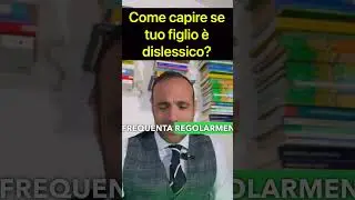 Come capire se tuo figlio &egrave; dislessico. #bambini #dislessia #psicologia #didattica #discalculia
