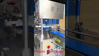 PET Jar sealer machine,Plastic container can seaming machine,tranparence can seamer machine Supplier