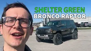 Наш первый взгляд на Ford Bronco Raptor 2024 года в цвете Shelter Green