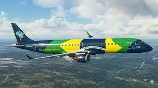 [FSX] Embraer 195 AZUL (Brazilian Flag especial livery)| Porto Seguro (BPS) - Belo Horizonte (CNF)