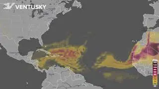 Massive Saharan Dust Plume Now in the Caribbean Sea