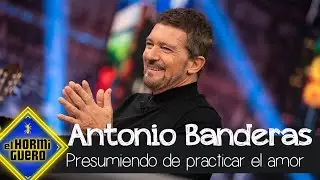 Antonio Banderas presume de practicar el amor: 