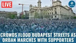 LIVE: Viktor Orban Leads Huge Rally in Budapest, Concludes With Fiery Speech to Supporters