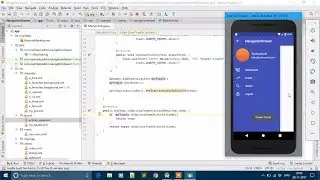 Navigation Drawer Animation in Android Studio | Code DeV Tech