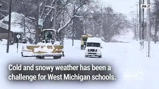 Many West Michigan schools have run out of snow days