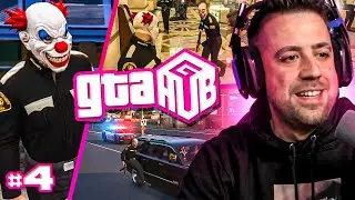 🪂 ME HA SALIDO UNA ESCAPADA TAN ÉPICA TRAS ROBAR BANCO CENTRAL, QUE NO ME LO CREO NI YO || GTAHub #4