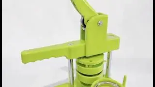 How to use the multi size button maker machine