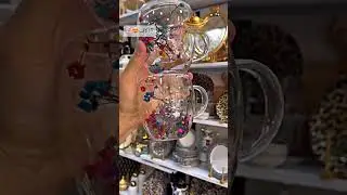 luxury Elegant Floral Glass Cup | &Ccedil;i&ccedil;ek Desenli Şık Cam Bardak #coffee #home #turkishstyle