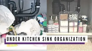 COMPLETELY TRANSFORMING UNDER MY KITCHEN SINK! | Organizing Under the Kitchen Sink | TheFortitudeFix