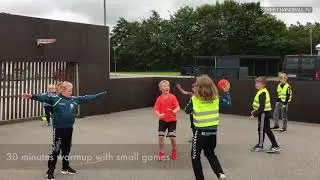 Ideas for training Street handball at your street pitch / multi pitch, multibane, Denmark