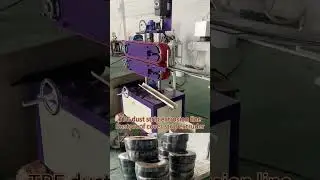 TPE dust strip extrusion production line #plasticmachine #extruder #extrudermachine