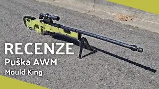 Odstřelovac&iacute; pu&scaron;ka AWM Mould King -- Recenze