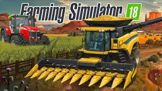 Fs 18 Multiplayer Harvest Corn & Sunflower | Fs18 Make Chaff | Farming Simulator 18 Timelapse #fs18