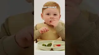 Mess-Free Mealtime with KeaBabies Silicone Suction Plates! #keababies #shorts