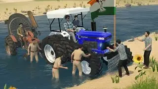 Tractor Rescue Operation 💪 | Pani Se Bahar Nikala Purana Tractor 🚜 | tractor Offroad Game