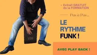 1- Cajon - #FUNK - Rythme FUNK #cajon