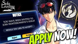 JOIN US! Guild Recruitment Open NOW! All Steps & How To Apply Explained! - Solo Leveling: Arise