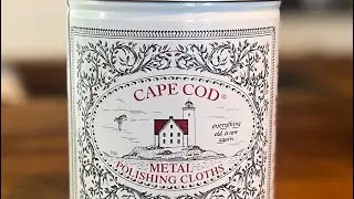 Cape Cod Metal Polishing Cloth Economy size tin contents