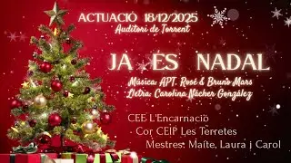 Actuaci&oacute; CEE L'Encarnaci&oacute; i Cor CEIP Les Terretes en la XXV Trobada de Nadal a l'Auditori de Torrent