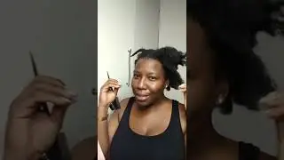 Sleek Bun Tutorial For 4C Hair