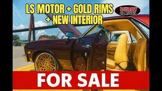 1981 Chevy El Camino – LS Motor, Gold Rims & Custom Interior | For Sale $55K